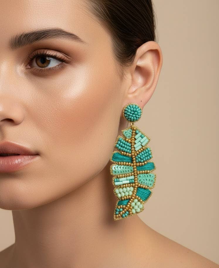 LE FEUILLAGE DE L’OLIVERAIE — Boucles d’oreilles