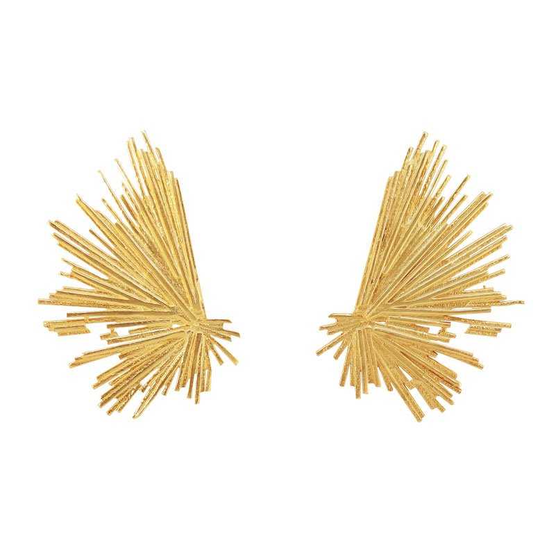 PÉGASE — Boucles d’oreilles dorées