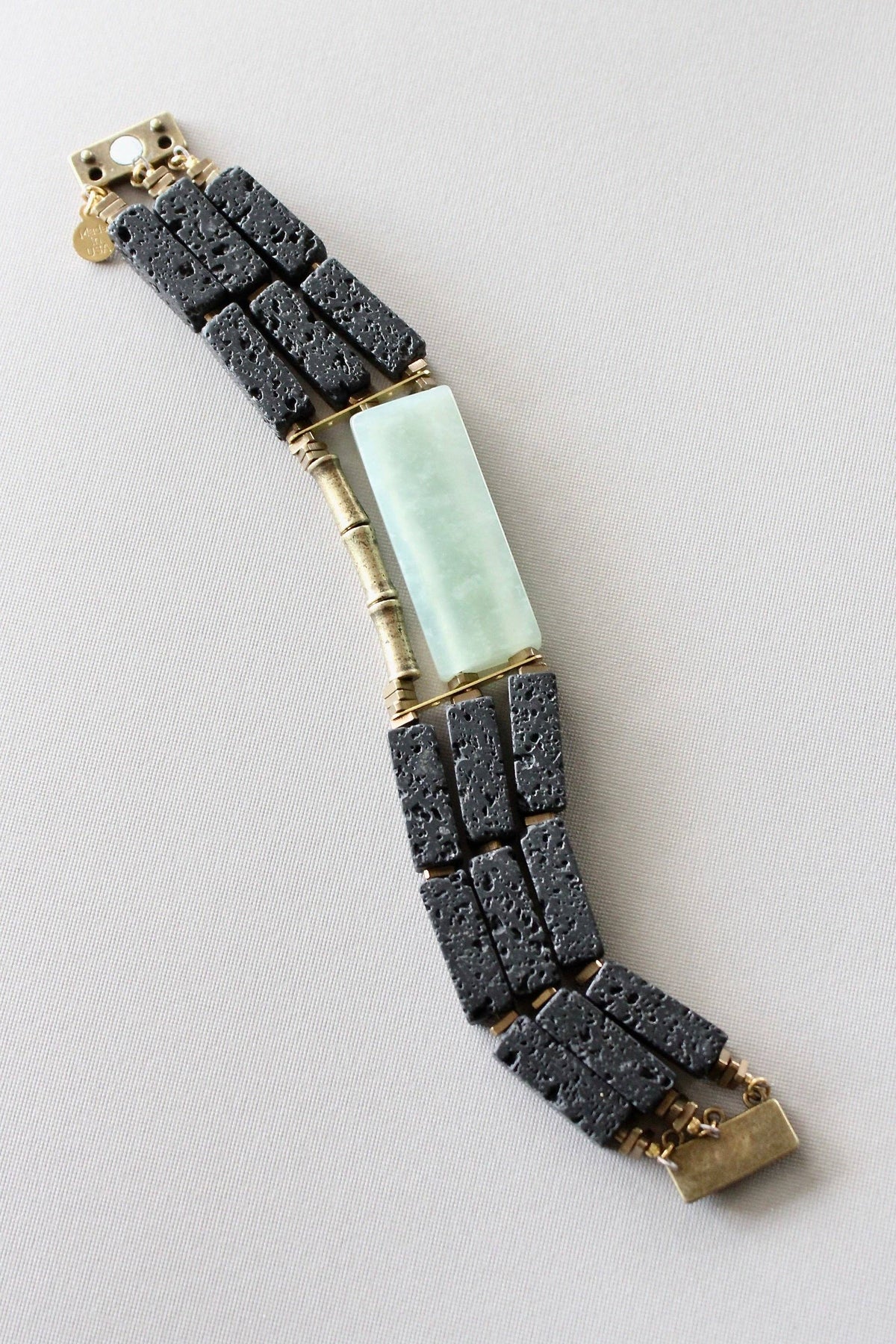 AVENTURINE, bracelet trois rangs – vue 2