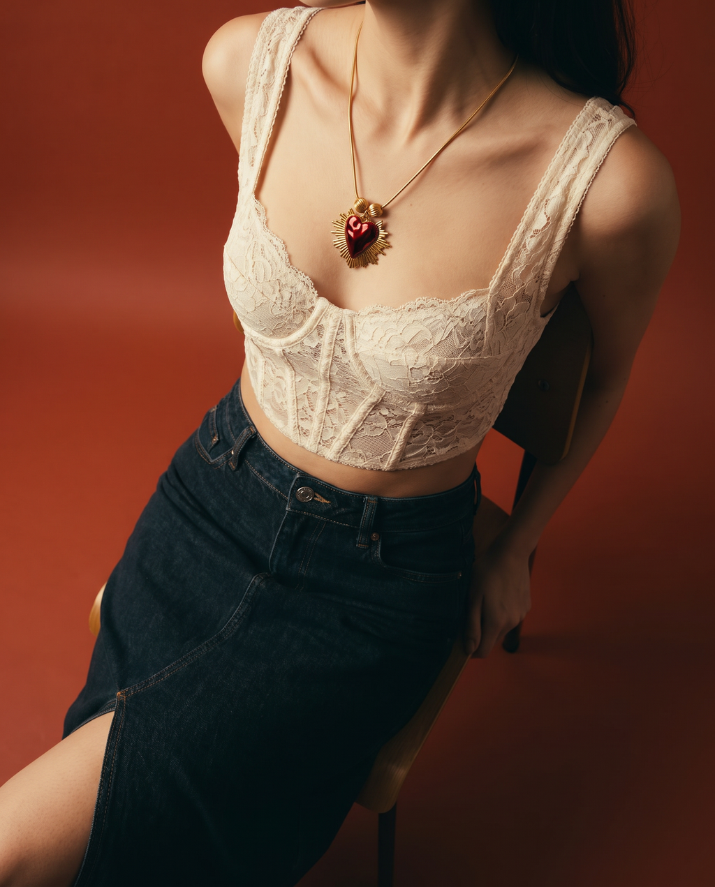 CŒUR RADIEUX, collier – vue 2