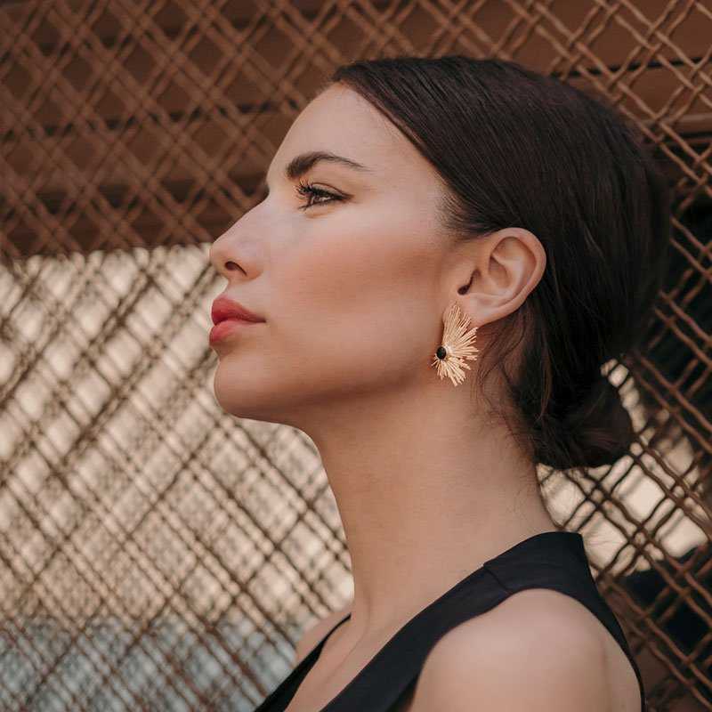 GRAN VÍA — Boucles d’oreilles noires