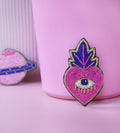 EX VOTO PINK, broche cœur brodée à la main – MAD ABOUT