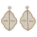 VADODARA — Boucles d’oreilles blanches
