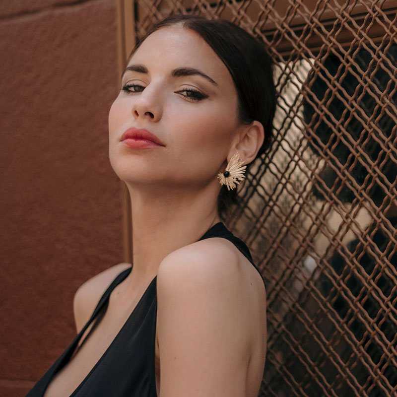 GRAN VÍA — Boucles d’oreilles noires
