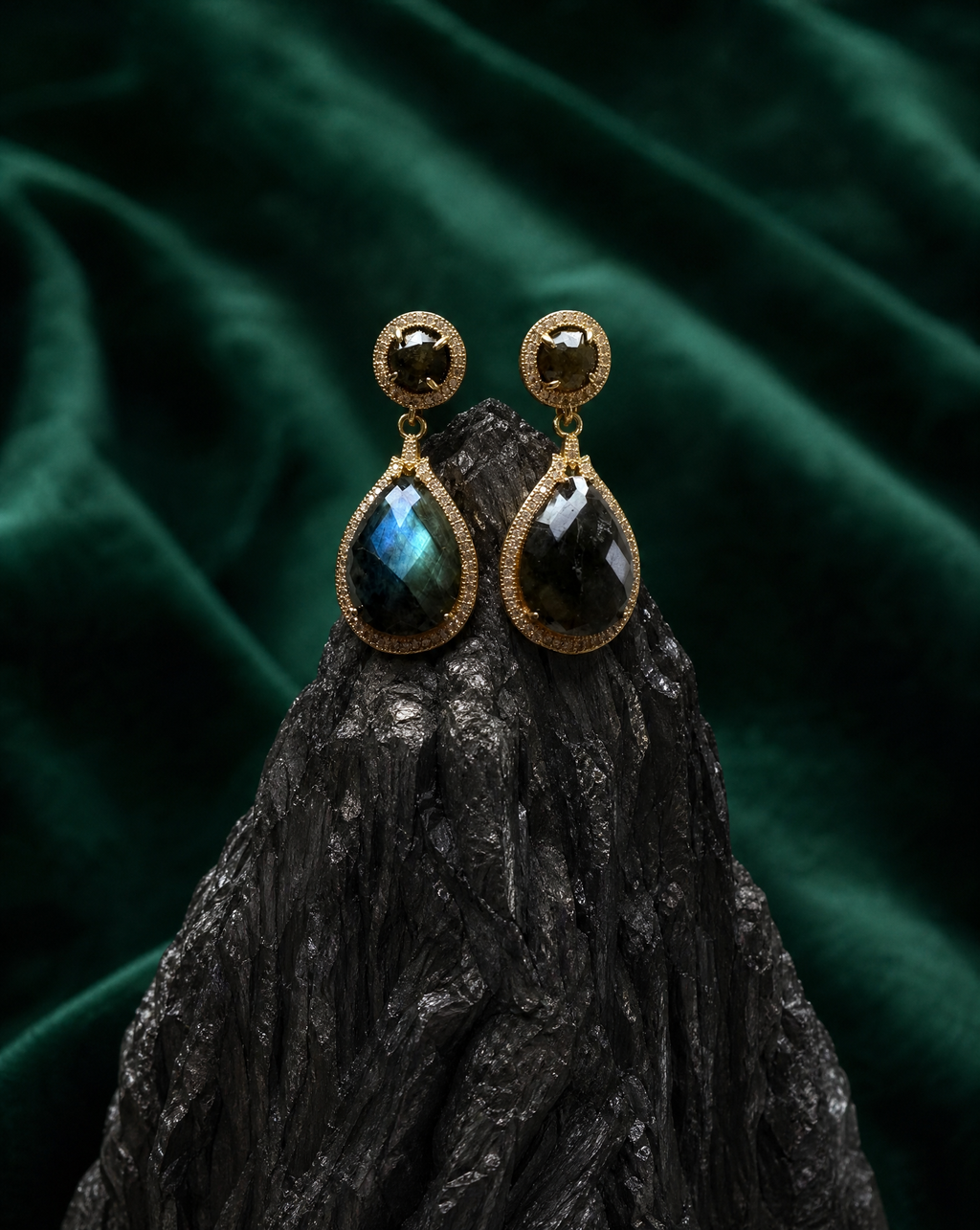 AMÉTHYSTE DROP, boucles d’oreilles – vue 4