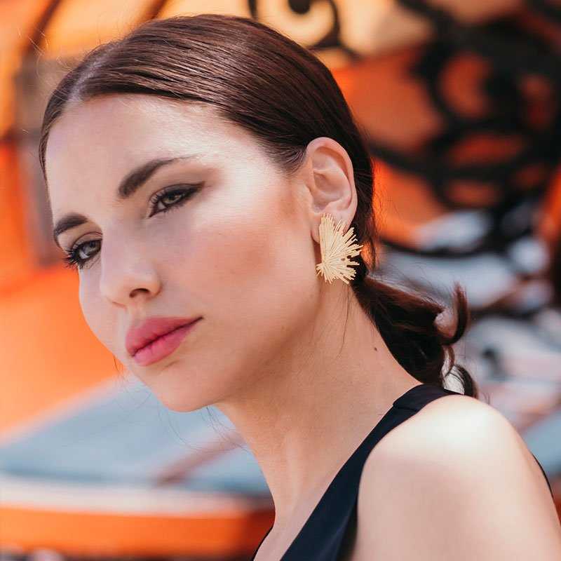 PÉGASE — Boucles d’oreilles dorées