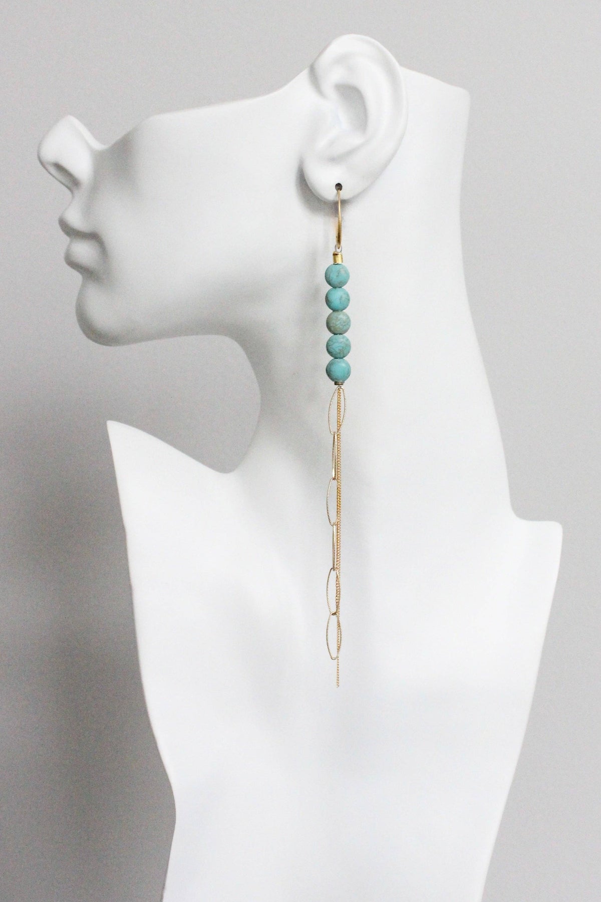 TURQUOISE LINE, boucles d’oreilles – vue 2