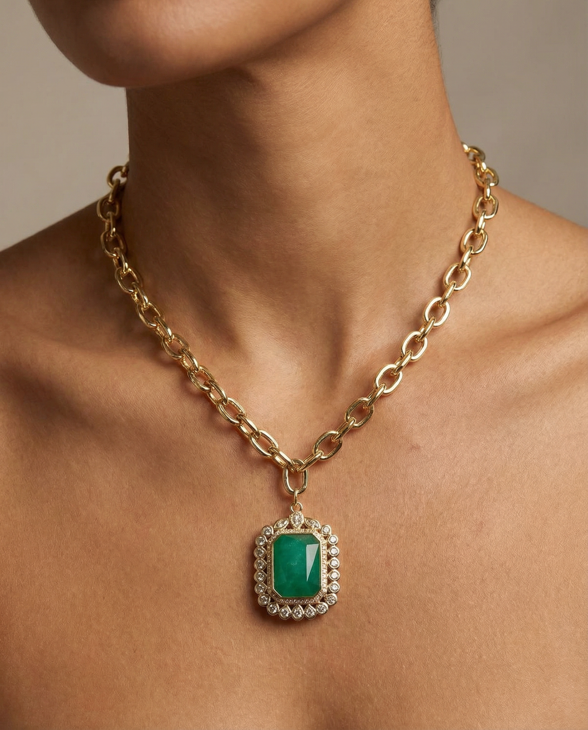 AMAZONITE HALO, collier – vue 7
